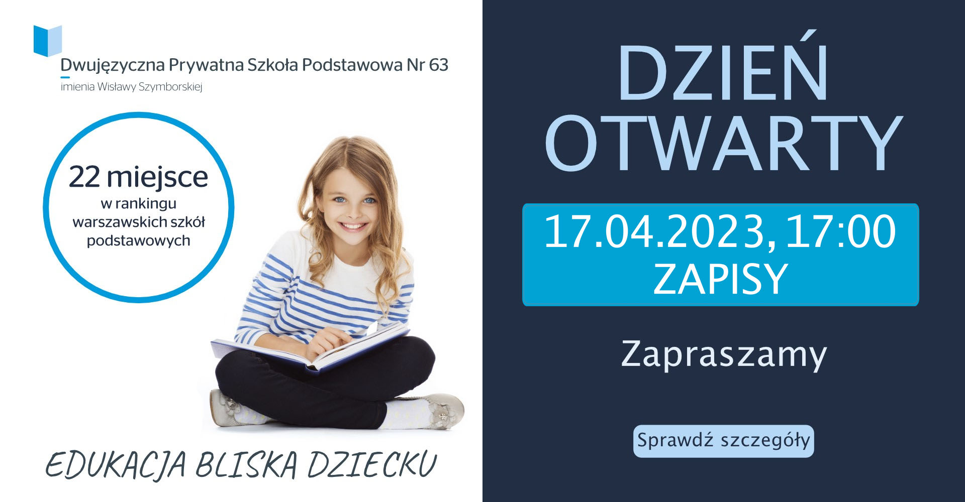 Dzień Otwarty - 17 Kwietnia 2023, godz.17:00