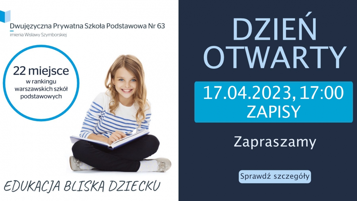Dzień Otwarty - 17 Kwietnia 2023, godz.17:00