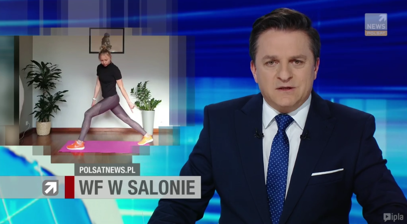 Lekcje W-F w naszej szkole w Polsacie